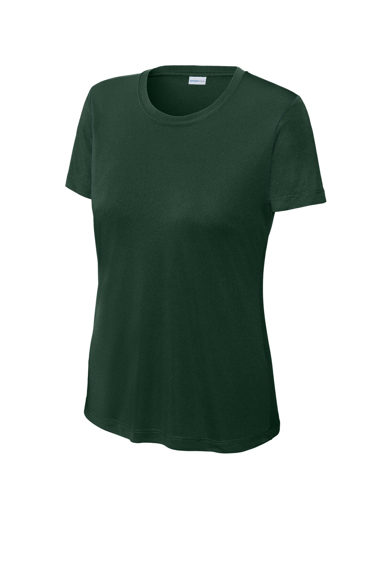 Sport-Tek Women's PosiCharge Competitor Tee - Forest Green - flat front