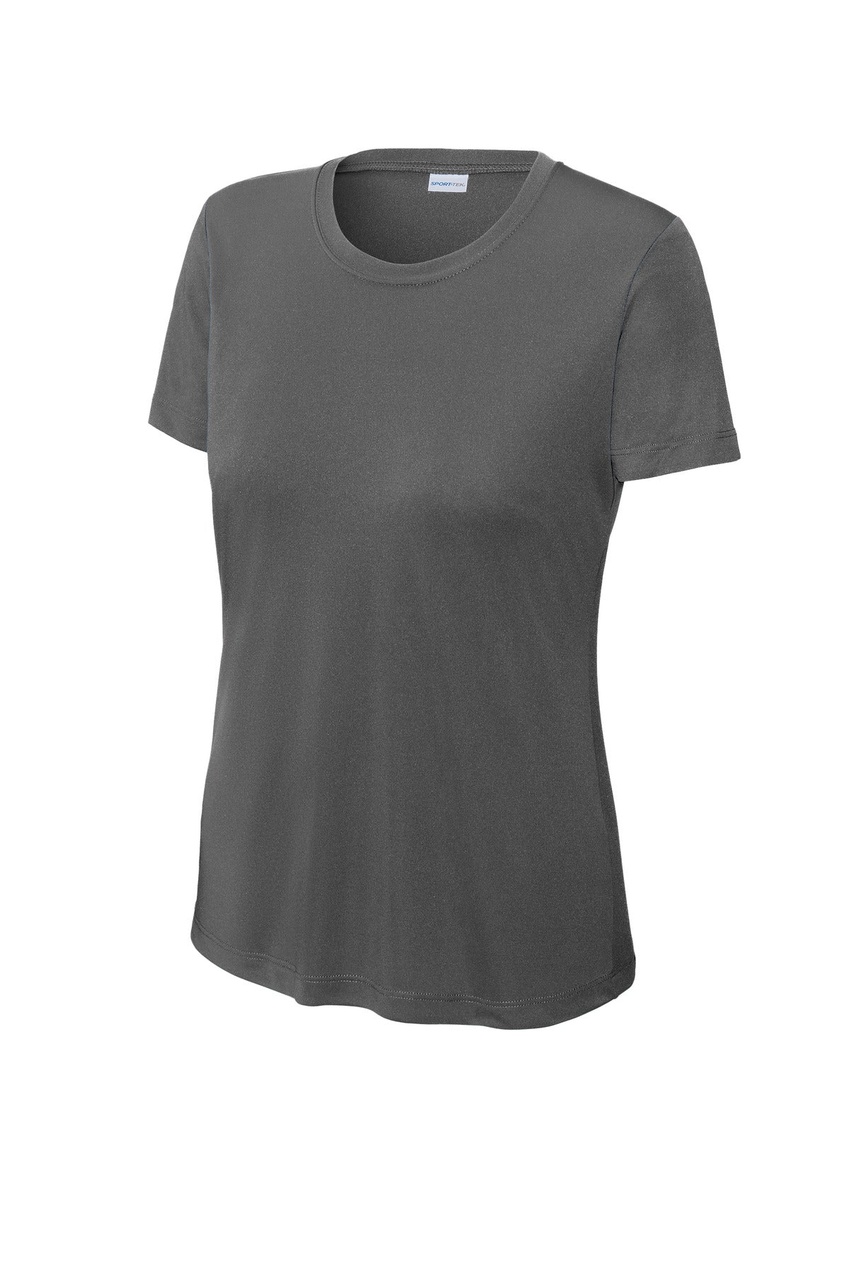 Sport-Tek Women's PosiCharge Competitor Tee - Iron Grey - flat front