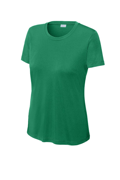 Sport-Tek Women's PosiCharge Competitor Tee - Kelly Green - flat front