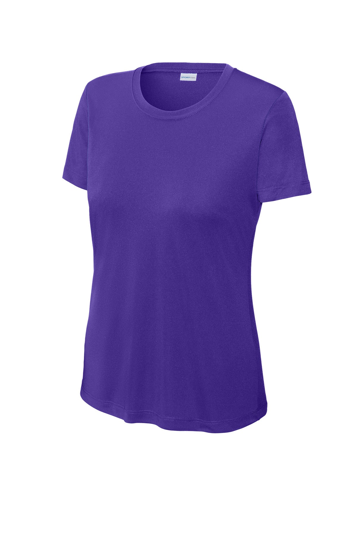 Sport-Tek Women's PosiCharge Competitor Tee - Purple - flat front