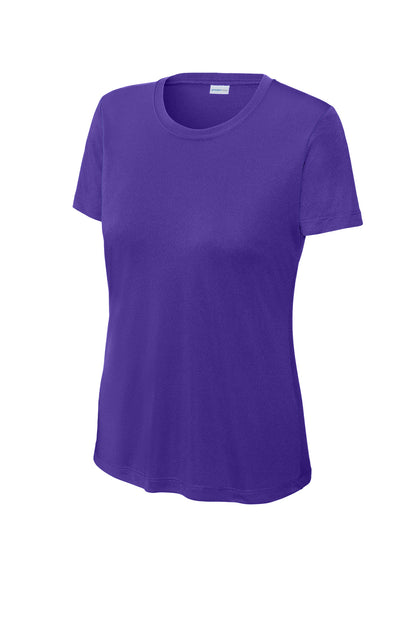 Sport-Tek Women's PosiCharge Competitor Tee - Purple - flat front