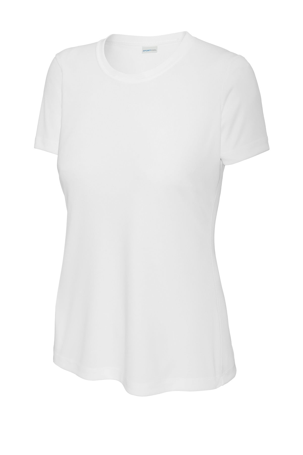 Sport-Tek Women's PosiCharge Competitor Tee - White - flat front