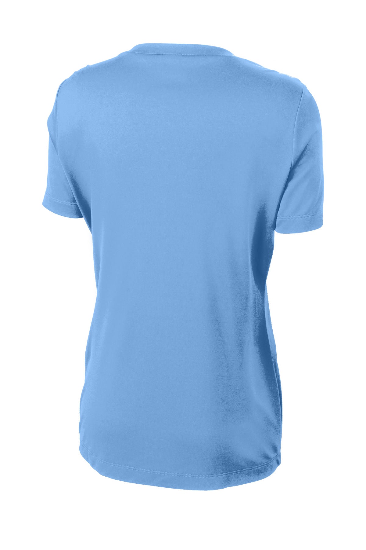 Sport-Tek Women's PosiCharge Competitor Tee - Carolina Blue - flat back