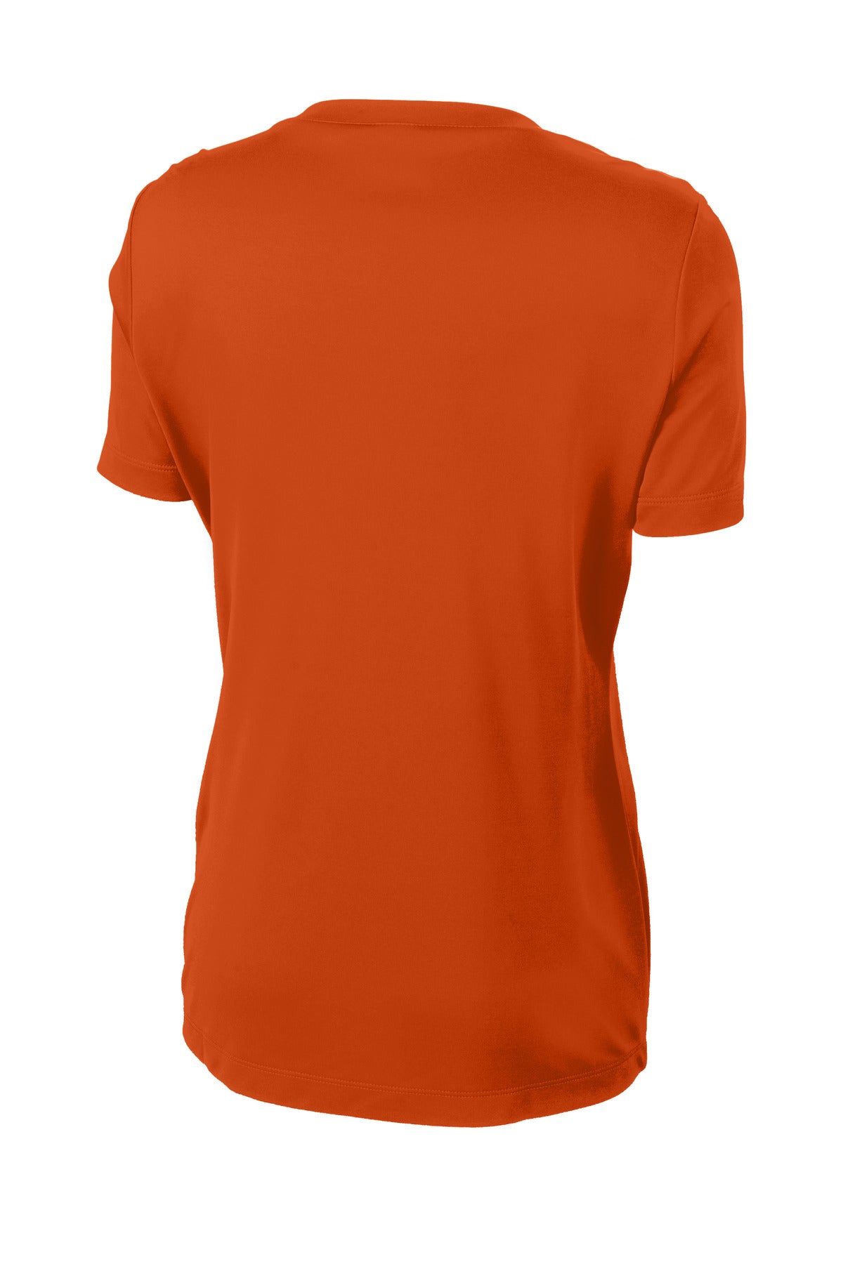 Sport-Tek Women's PosiCharge Competitor Tee - Deep Orange - flat back
