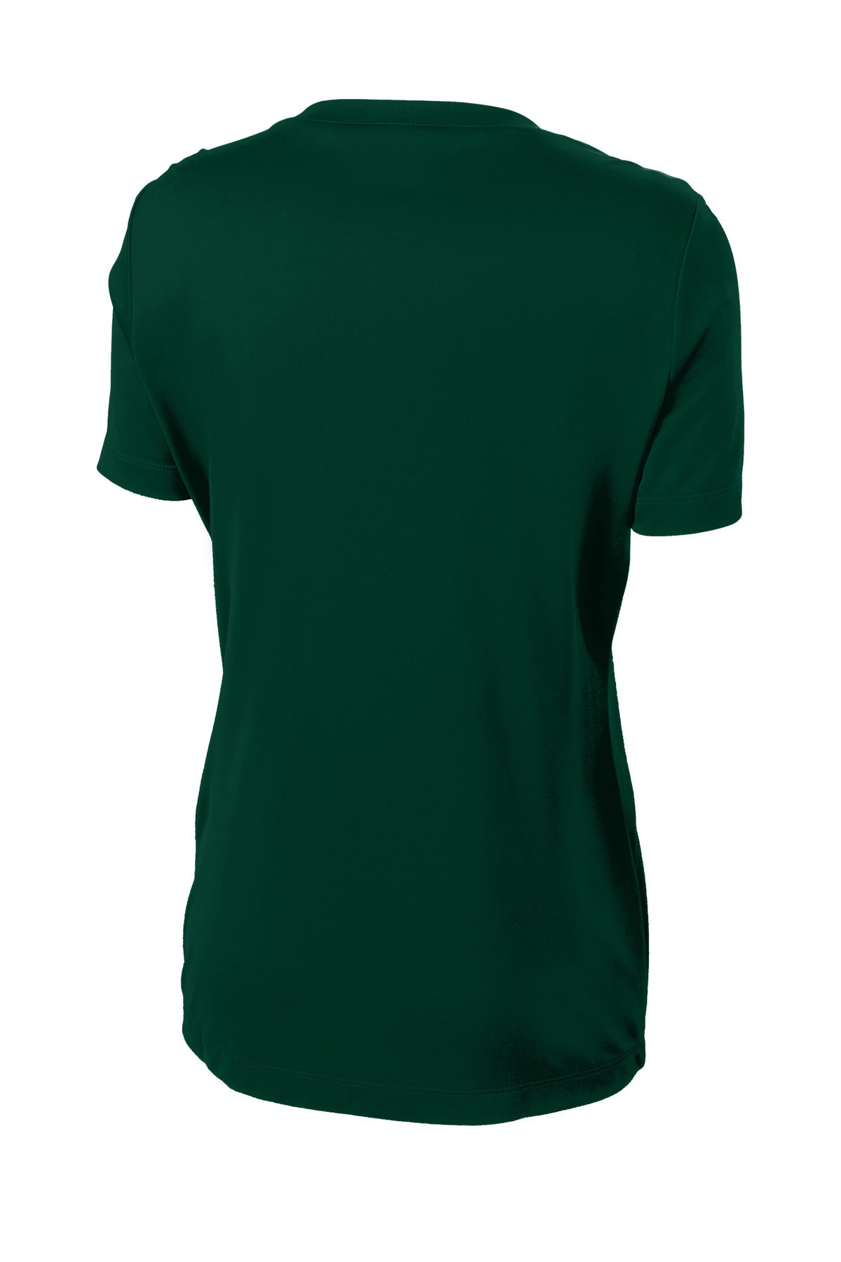 Sport-Tek Women's PosiCharge Competitor Tee - Forest Green - flat back