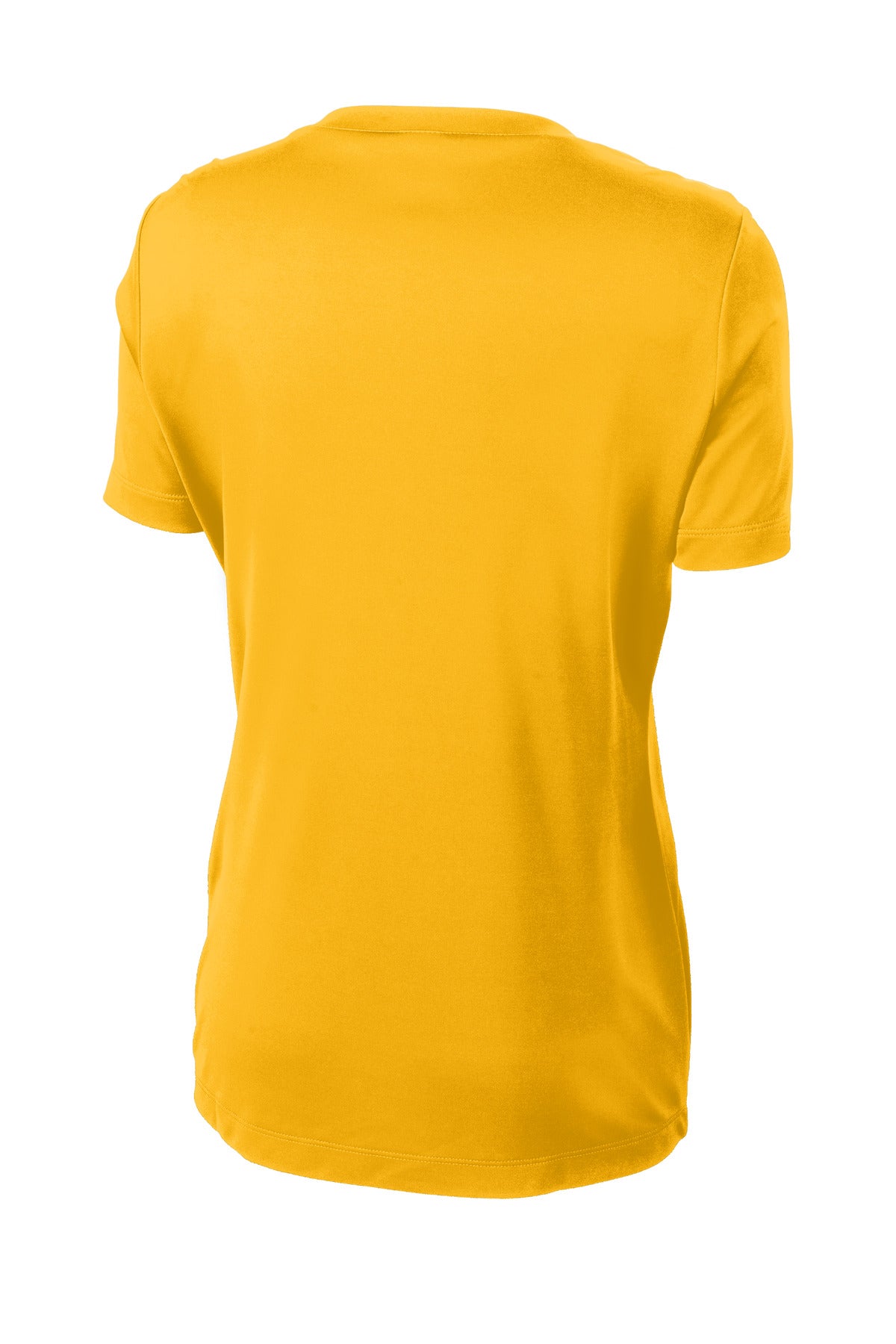 Sport-Tek Women's PosiCharge Competitor Tee - Gold - flat back