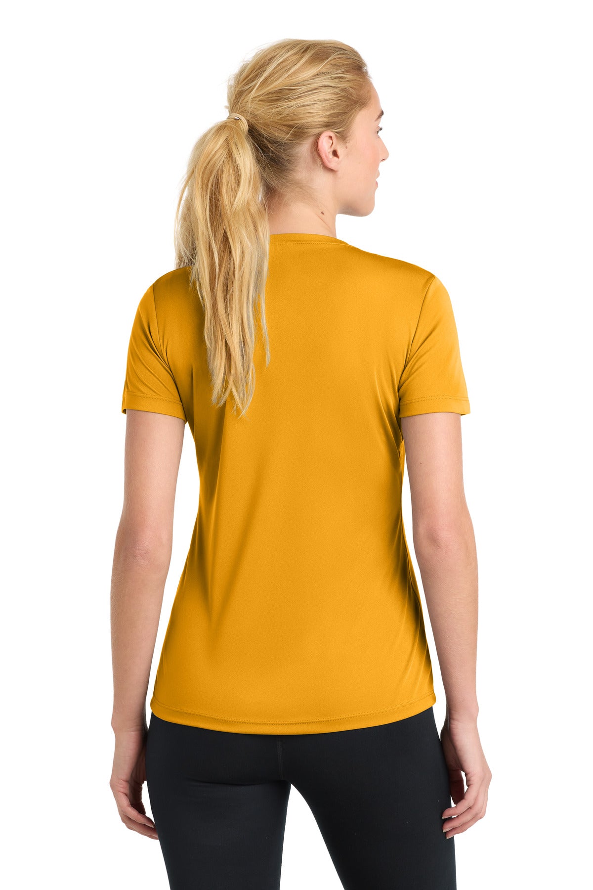 Sport-Tek Women's PosiCharge Competitor Tee - Gold - back