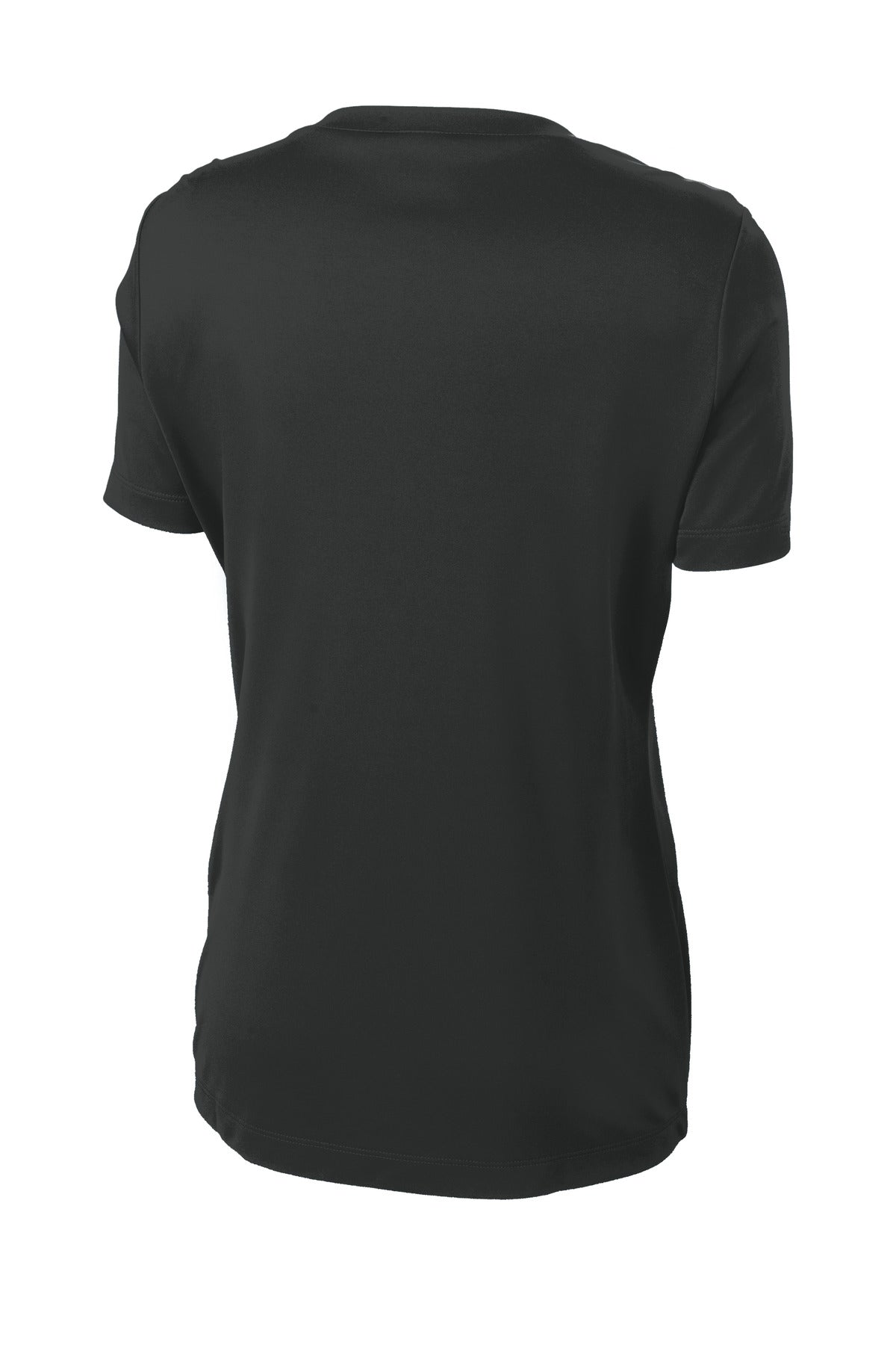 Sport-Tek Women's PosiCharge Competitor Tee - Iron Grey - flat back