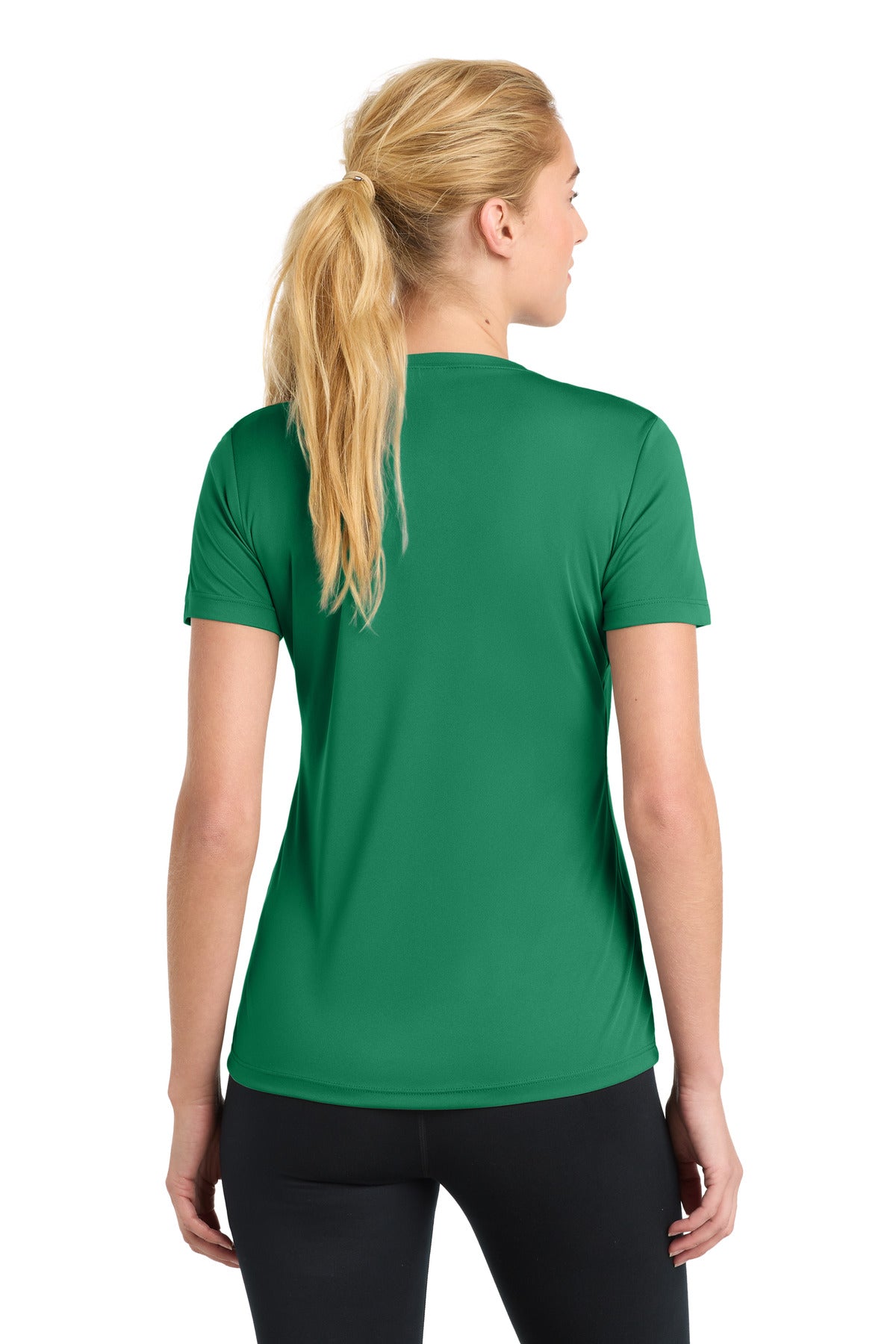 Sport-Tek Women's PosiCharge Competitor Tee - Kelly Green - back