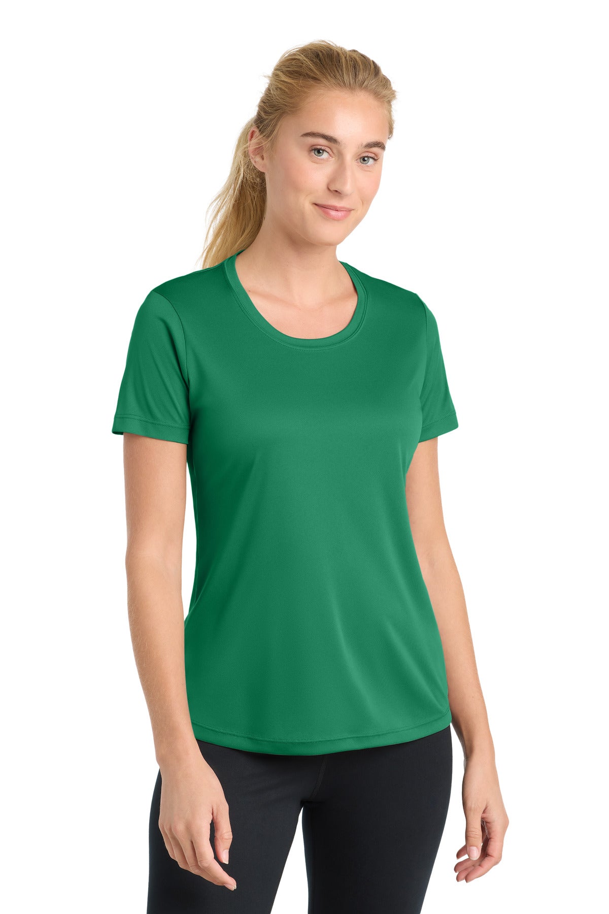 Sport-Tek Women's PosiCharge Competitor Tee - Kelly Green - front