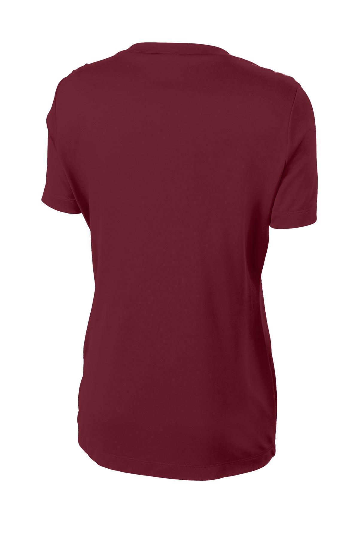 Sport-Tek Women's PosiCharge Competitor Tee - Maroon - flat back