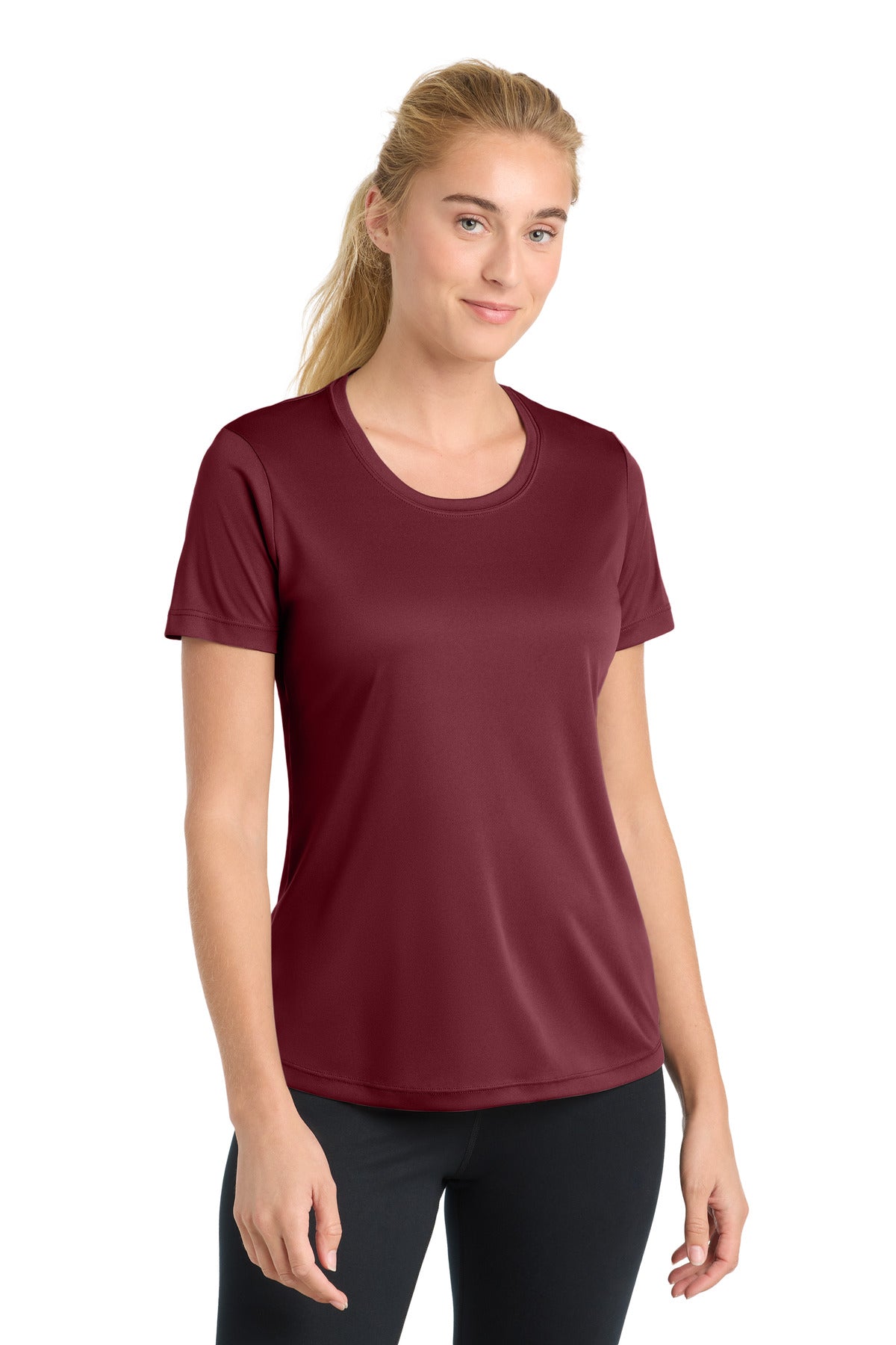 Sport-Tek Women's PosiCharge Competitor Tee - Maroon - front