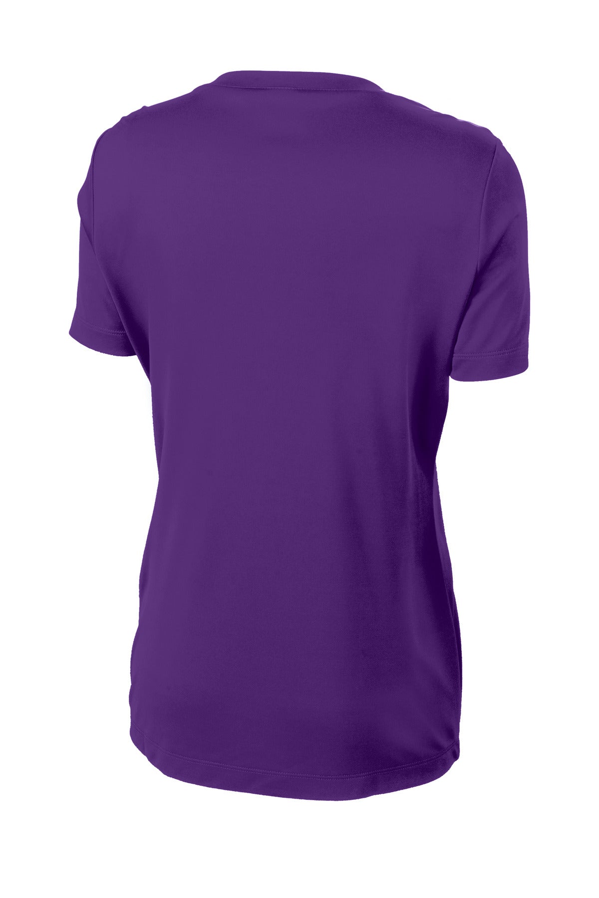 Sport-Tek Women's PosiCharge Competitor Tee - Purple - flat back
