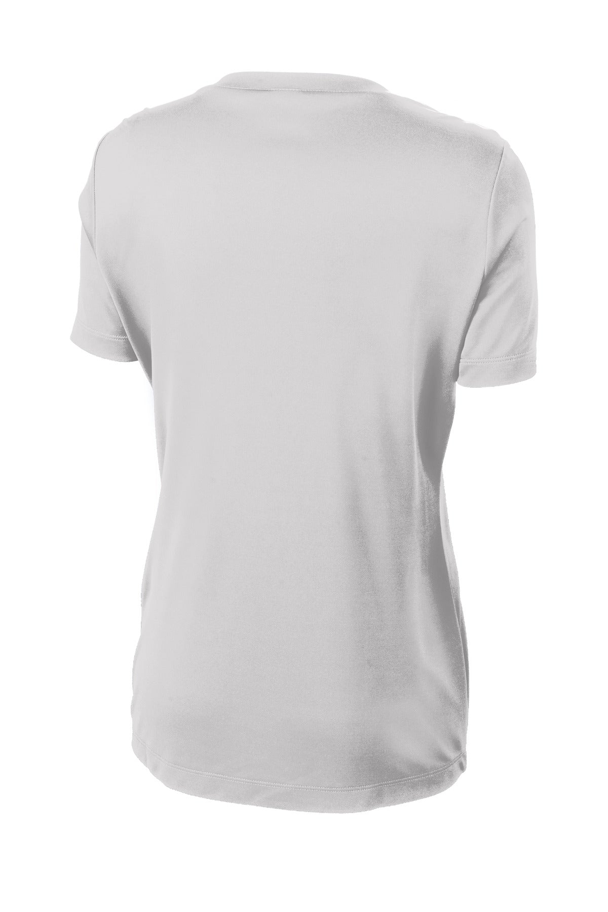 Sport-Tek Women's PosiCharge Competitor Tee - Silver - flat back