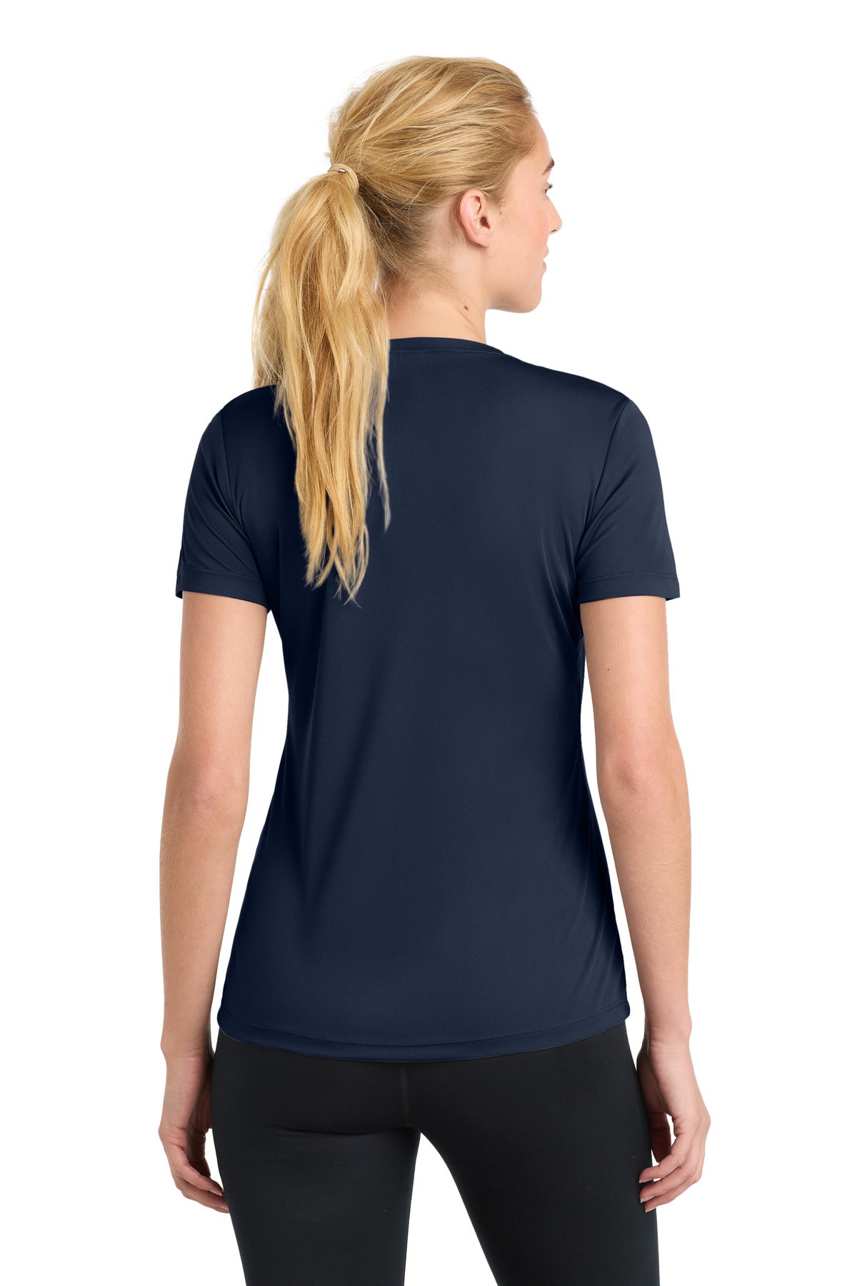 Sport-Tek Women's PosiCharge Competitor Tee - True Navy - back