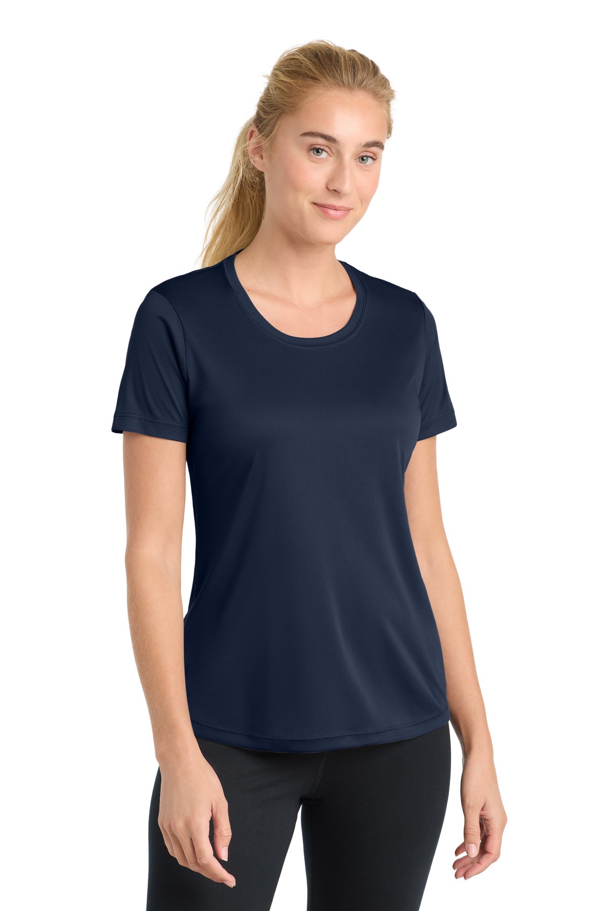 Sport-Tek Women's PosiCharge Competitor Tee - True Navy - front