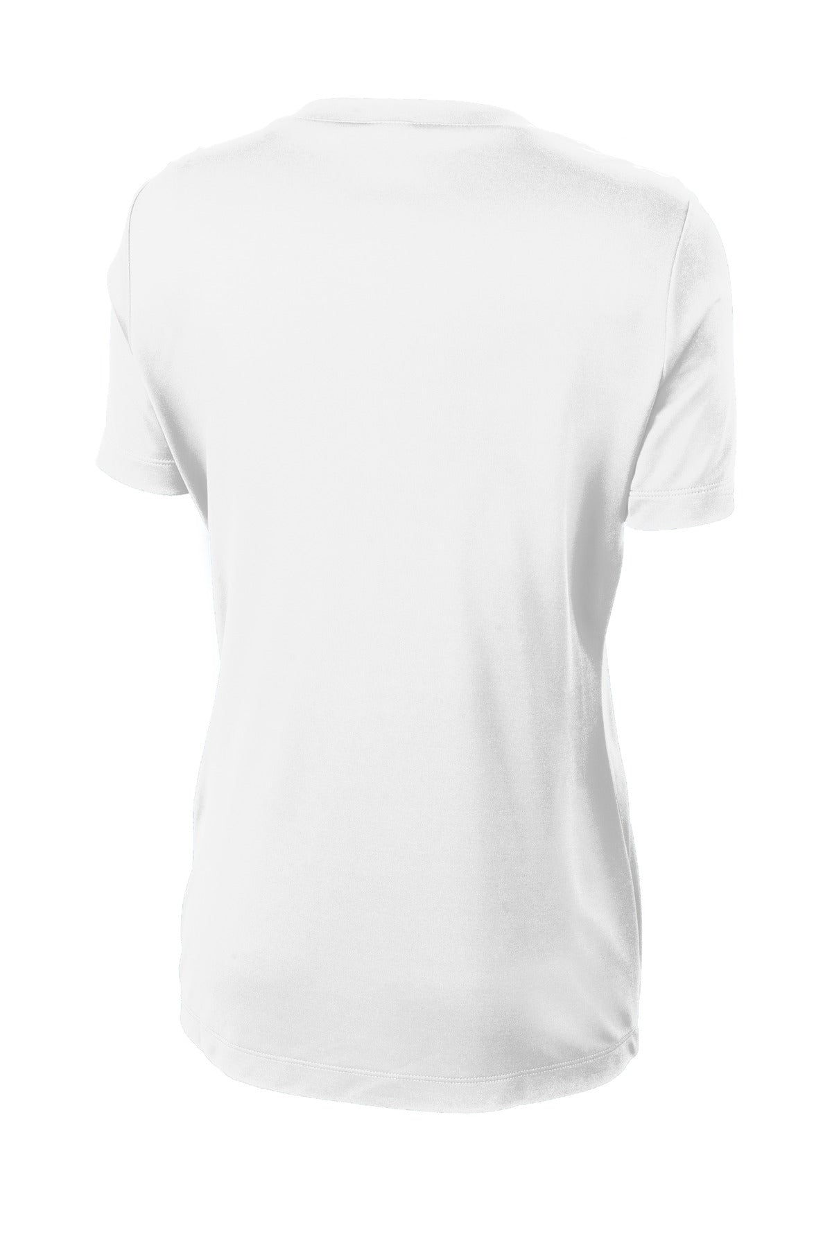 Sport-Tek Women's PosiCharge Competitor Tee - White - flat back