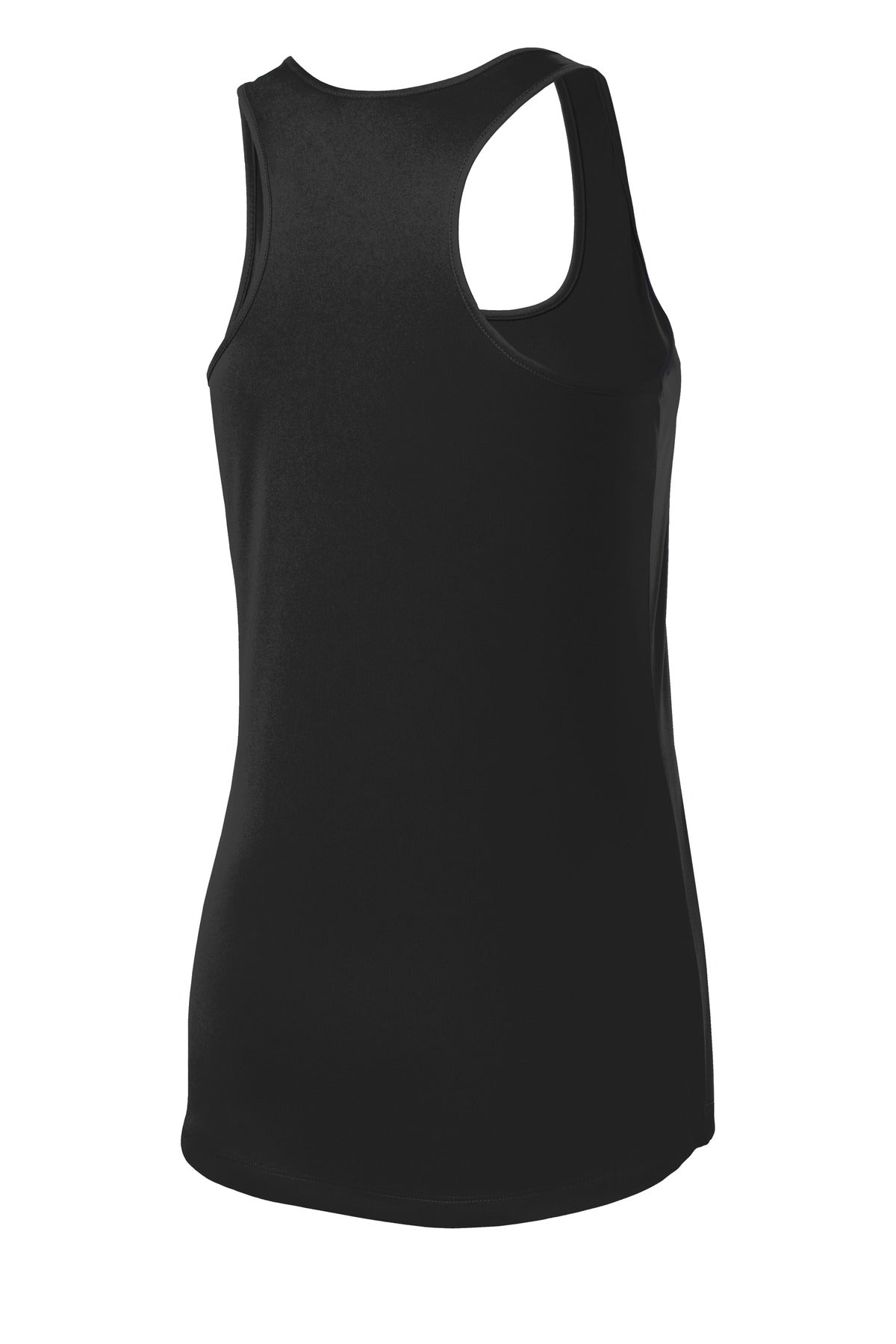 Sport-Tek Women's PosiCharge Competitor Racerback Tank - Black - flat back