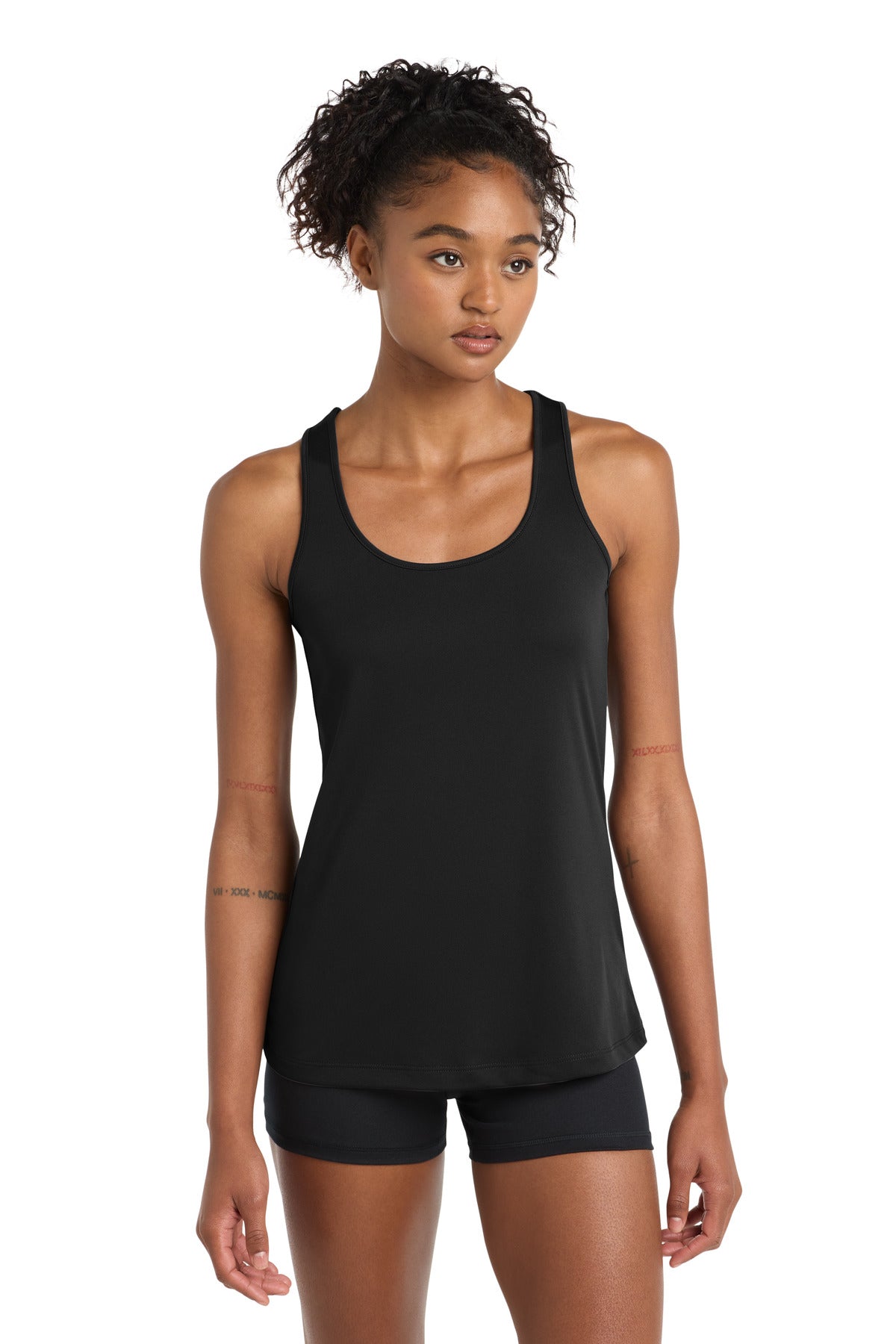 Sport-Tek Women's PosiCharge Competitor Racerback Tank - Black - front