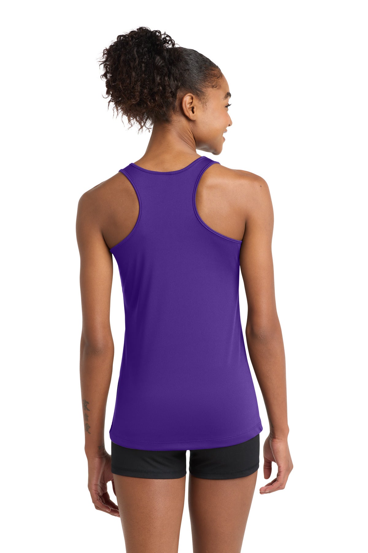 Sport-Tek Women's PosiCharge Competitor Racerback Tank - Purple - back