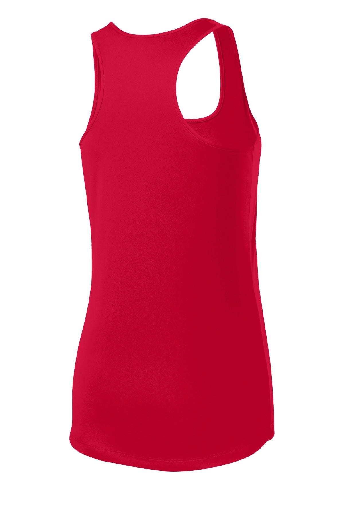 Sport-Tek Women's PosiCharge Competitor Racerback Tank - True Red - flat back