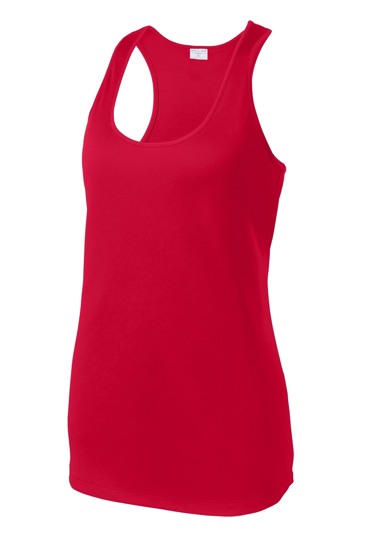 Sport-Tek Women's PosiCharge Competitor Racerback Tank - True Red - flat front