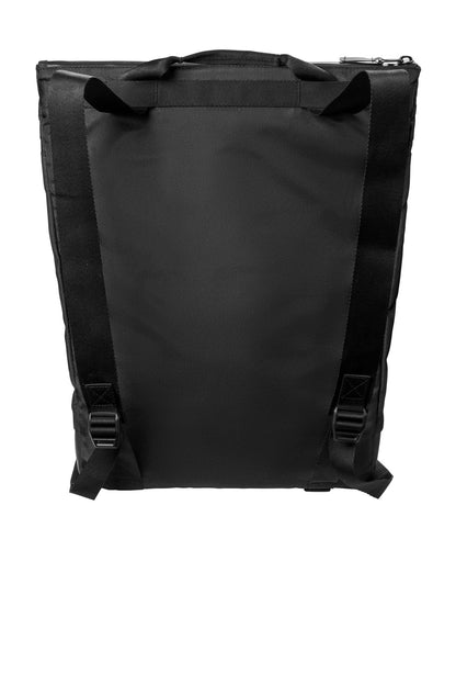 Mercer+Mettle Convertible Tote - Deep Black - flat back