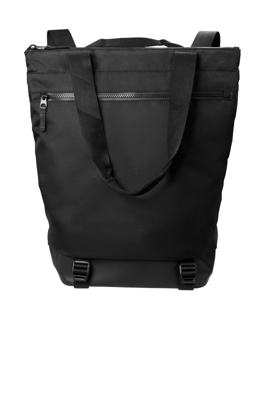 Mercer+Mettle Convertible Tote - Deep Black - flat front