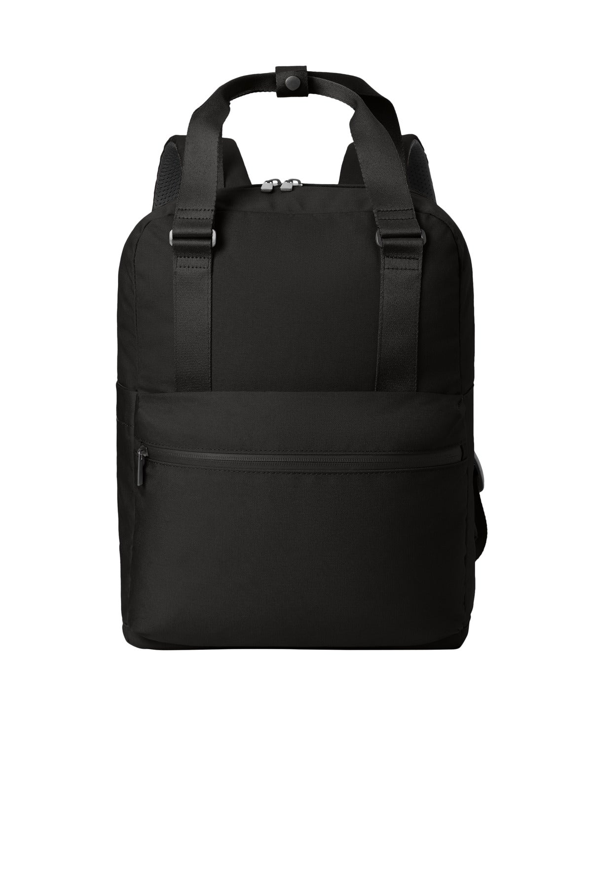 Mercer+Mettle Claremont Handled Backpack - Deep Black - front