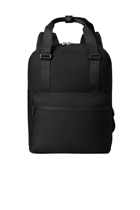 Mercer+Mettle Claremont Handled Backpack - Deep Black - front