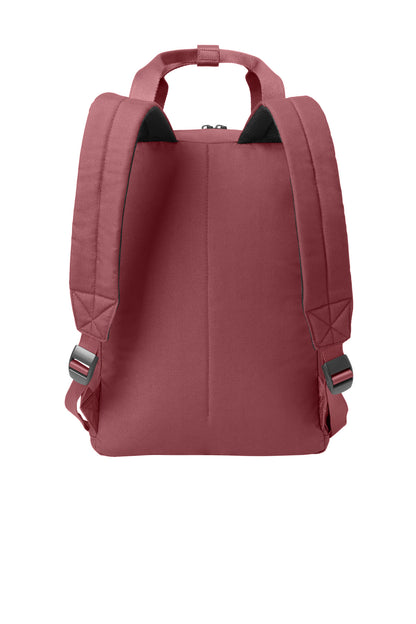 Mercer+Mettle Claremont Handled Backpack - Rosewood - flat back