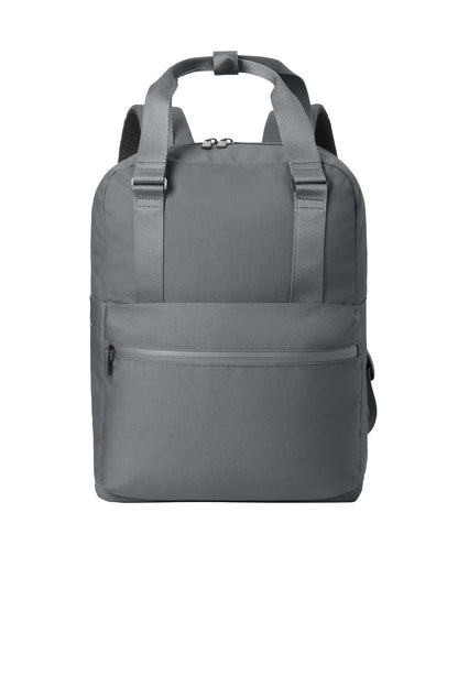 Mercer+Mettle Claremont Handled Backpack - Storm Grey - front