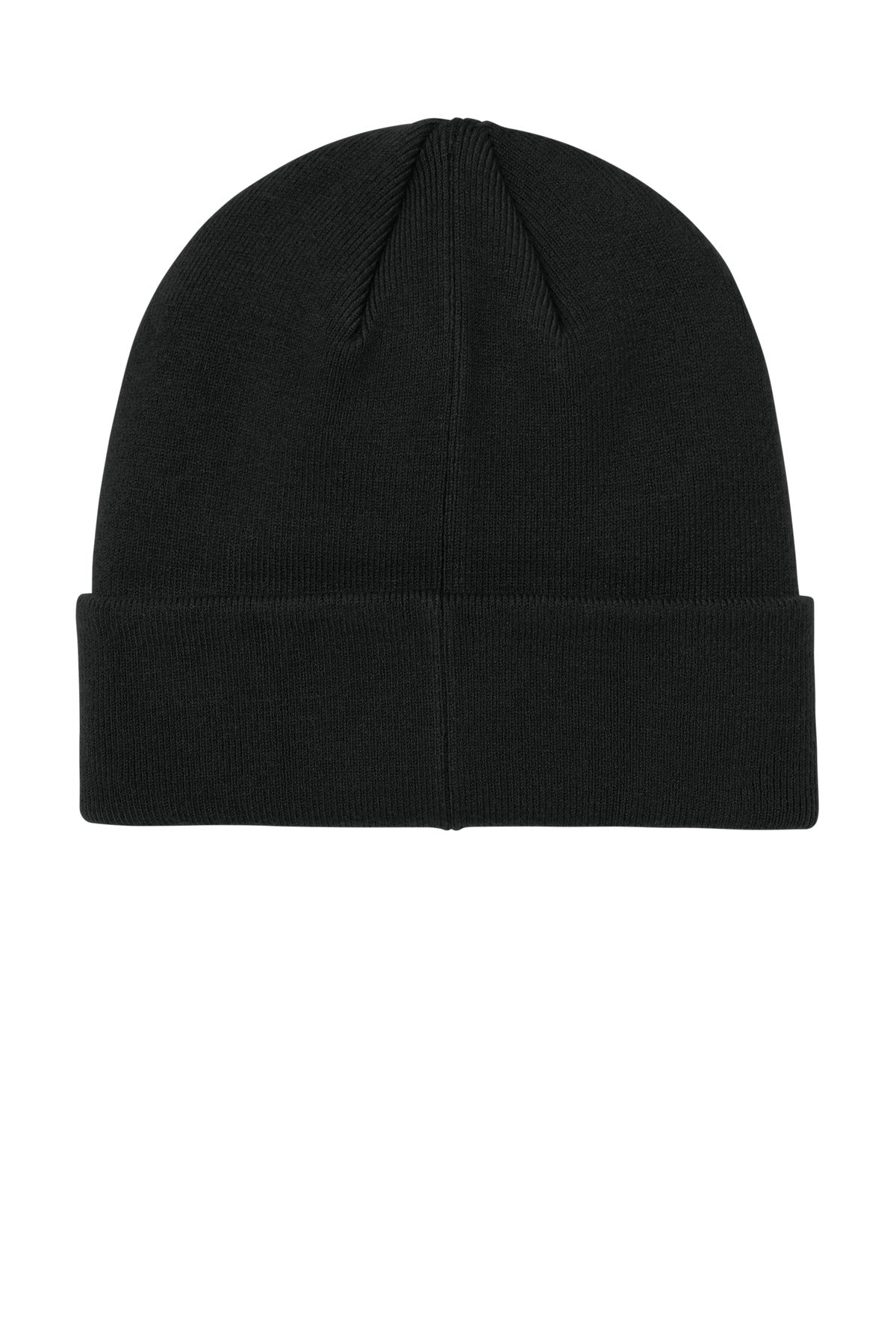 Mercer+Mettle Soft Blend Beanie - Deep Black - flat back