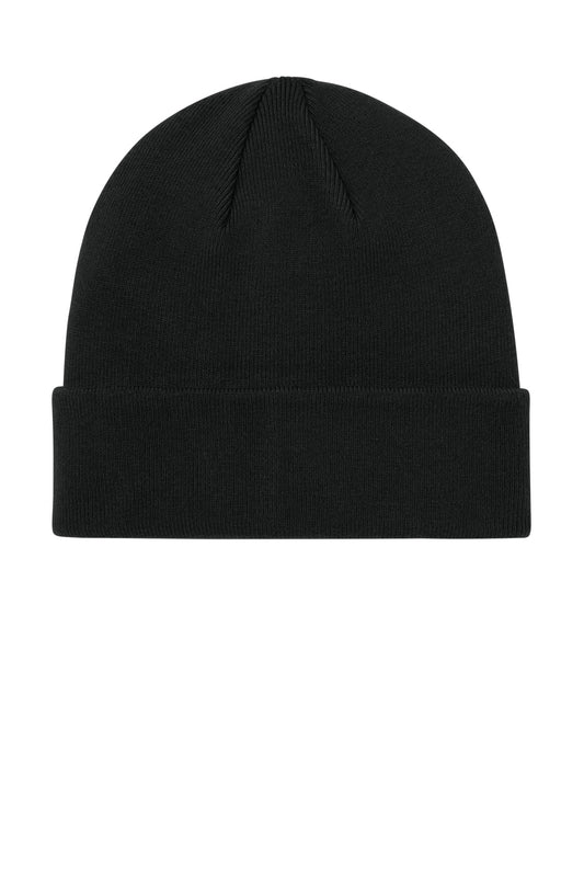 Mercer+Mettle Soft Blend Beanie - Deep Black - front