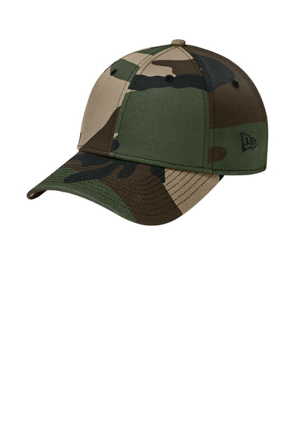 New Era Structured Stretch Cotton Cap - Flag Camo - front