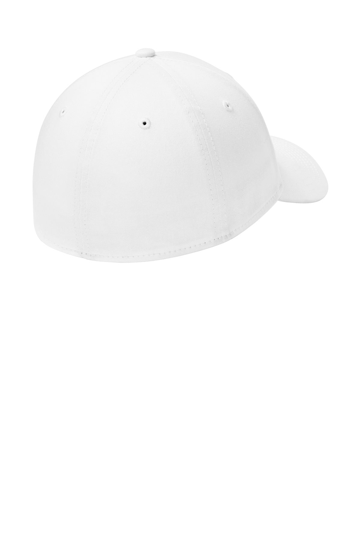 New Era Structured Stretch Cotton Cap - Flag White - flat back