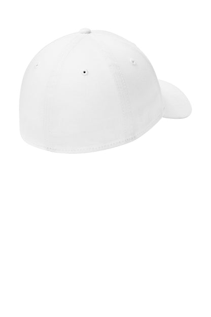 New Era Structured Stretch Cotton Cap - Flag White - flat back