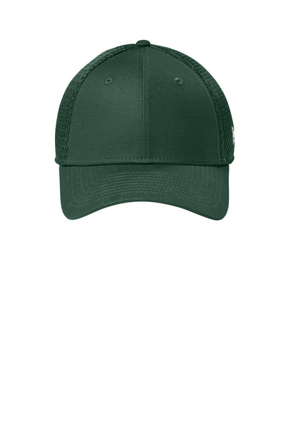 New Era Stretch Mesh Cap - Flag Dark Green - flat front