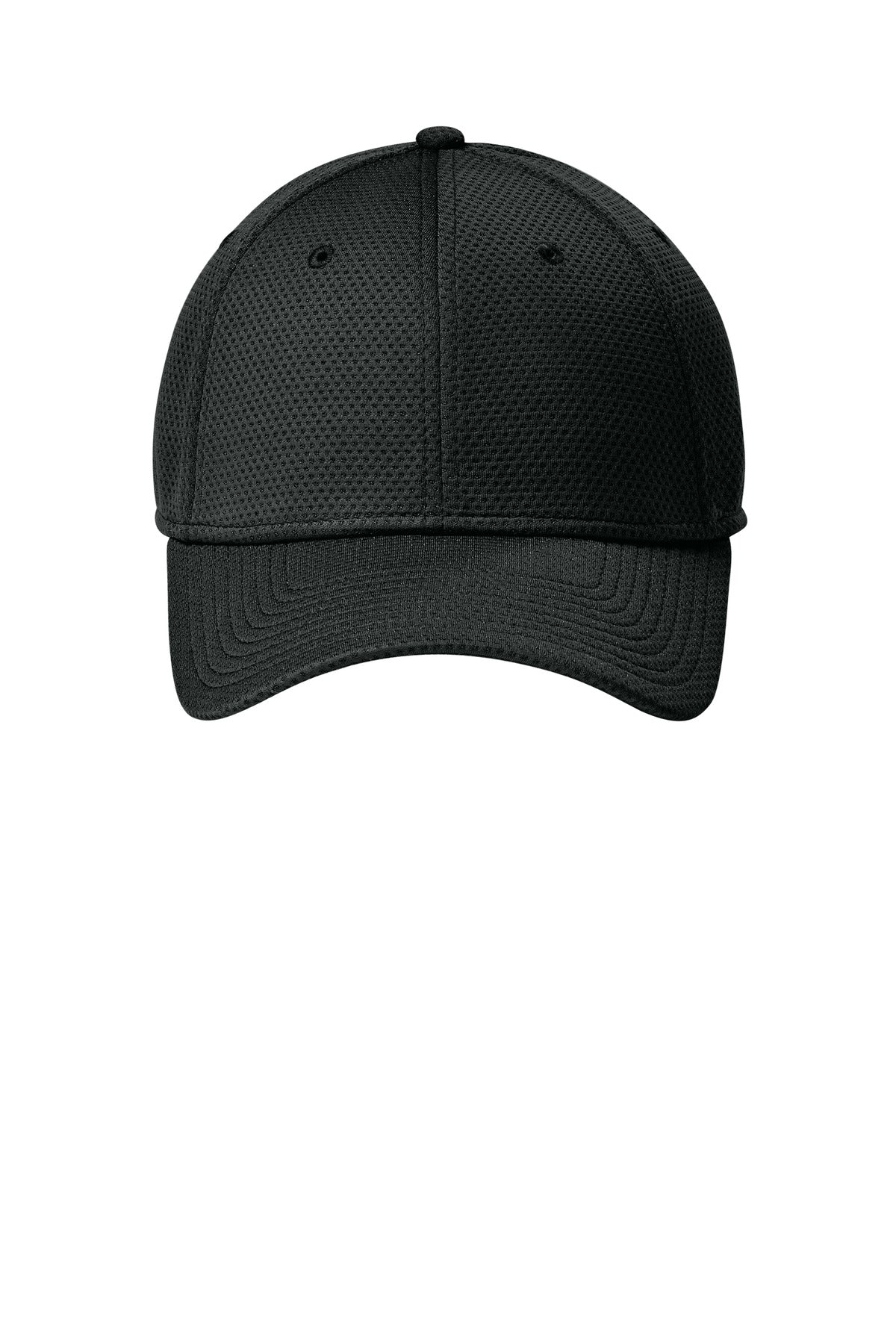 New Era Tech Mesh Cap - Flag Black - flat front