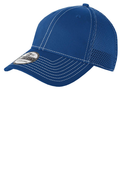 New Era Stretch Mesh Contrast Stitch Cap - Royal/ White - front