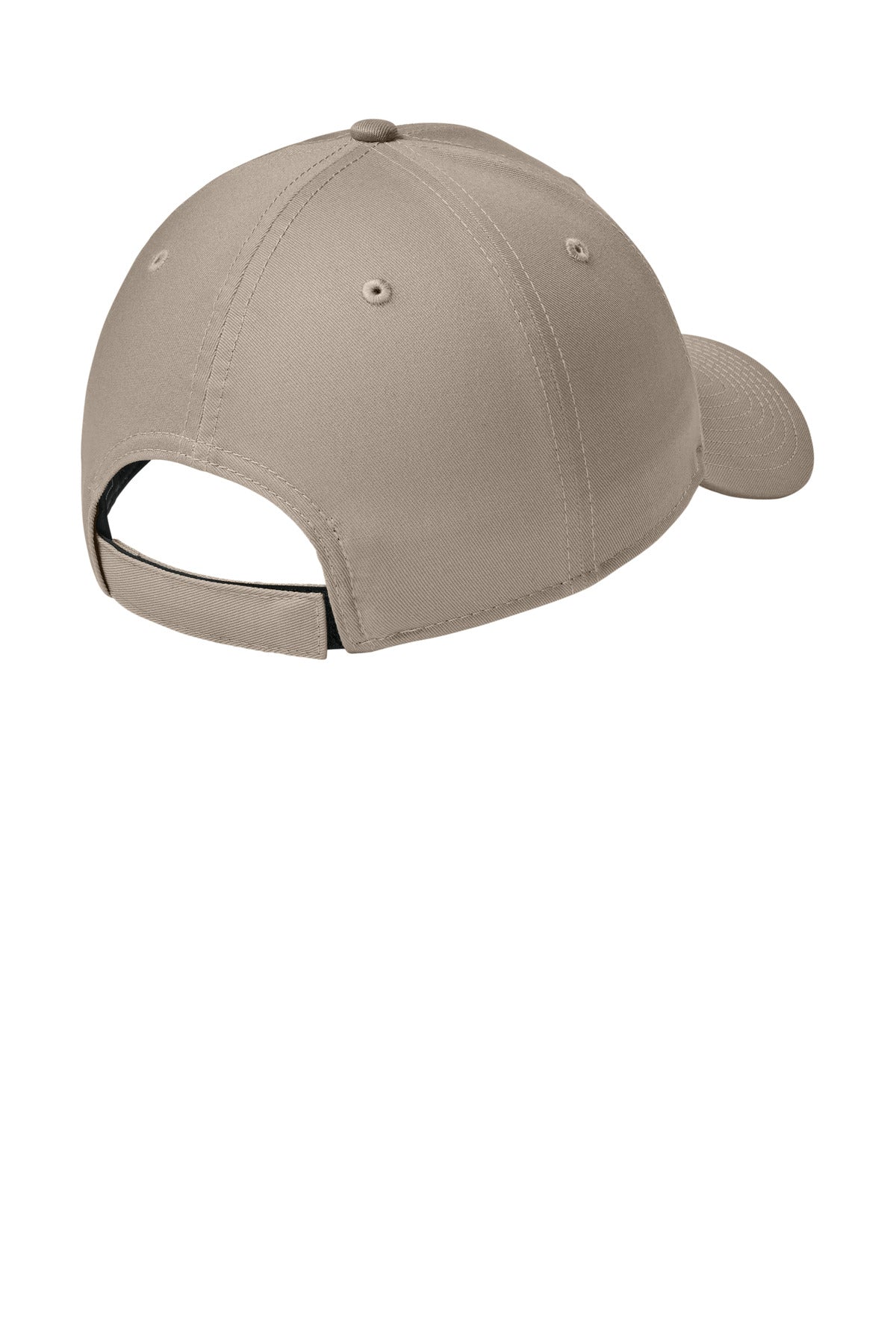 New Era Adjustable Structured Cap - Flag Khaki - flat back