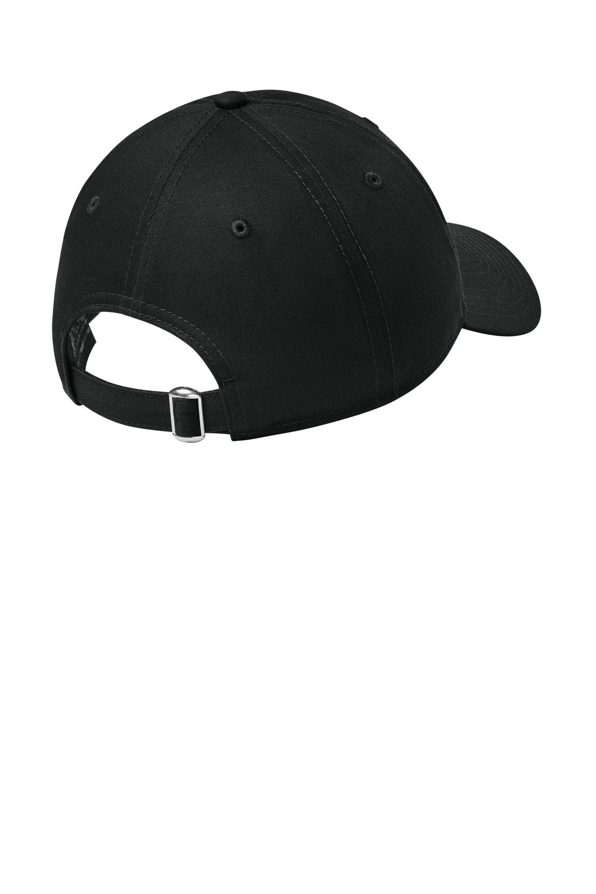 New Era Adjustable Unstructured Cap - Flag Black - flat back