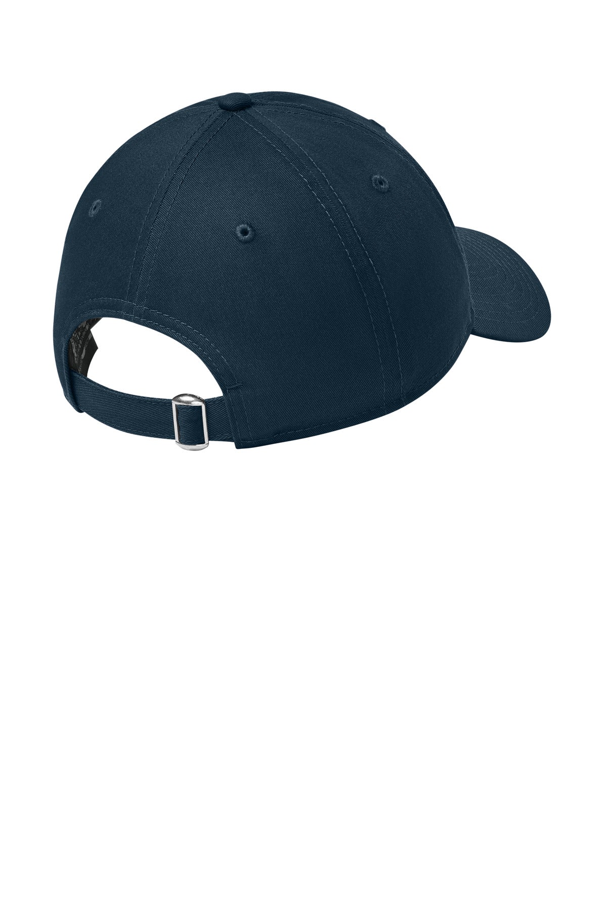 New Era Adjustable Unstructured Cap - Flag Deep Navy - flat back