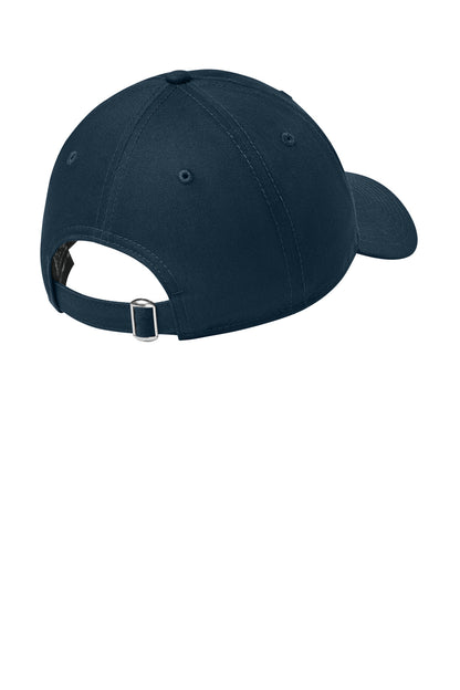 New Era Adjustable Unstructured Cap - Flag Deep Navy - flat back