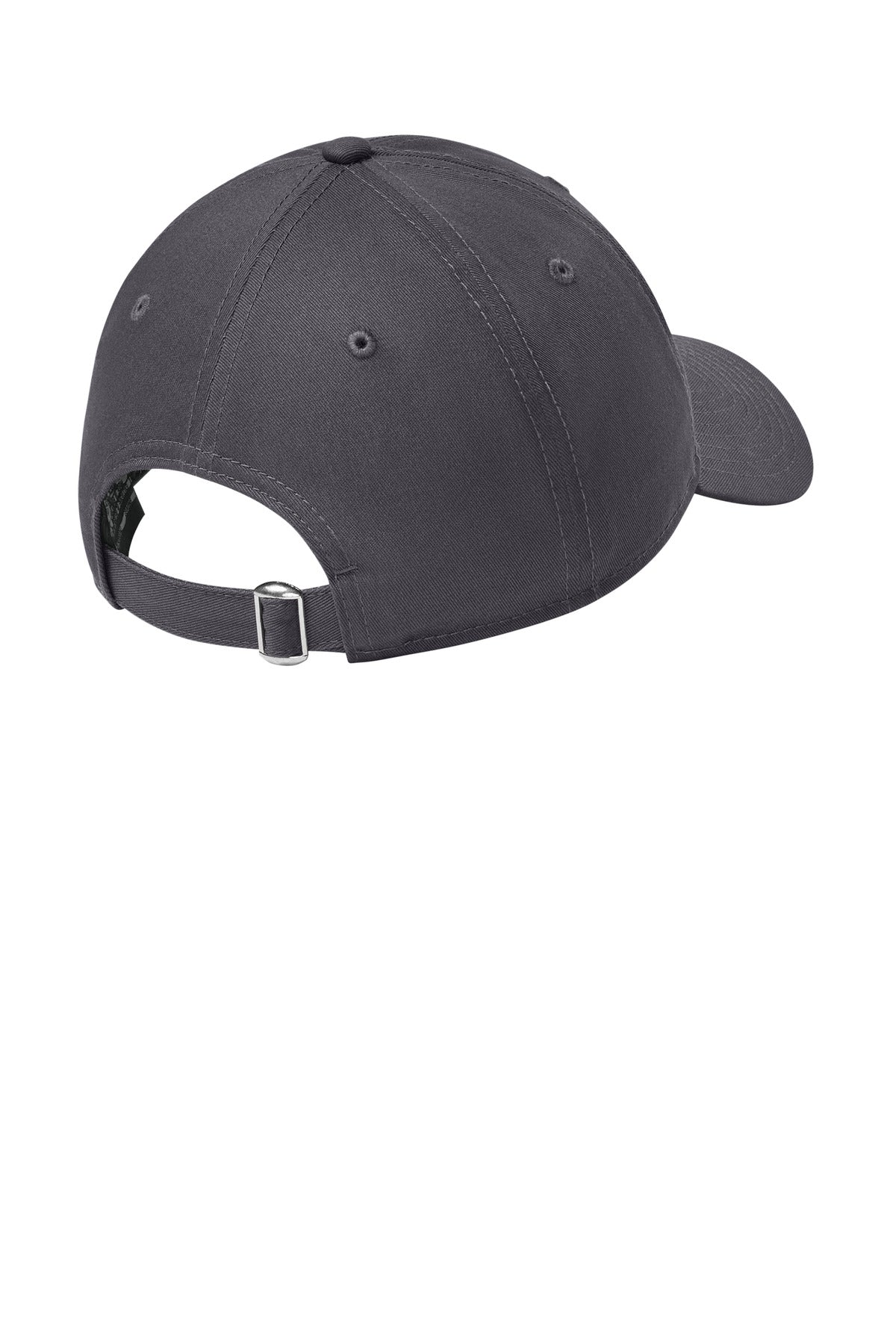 New Era Adjustable Unstructured Cap - Flag Graphite - flat back