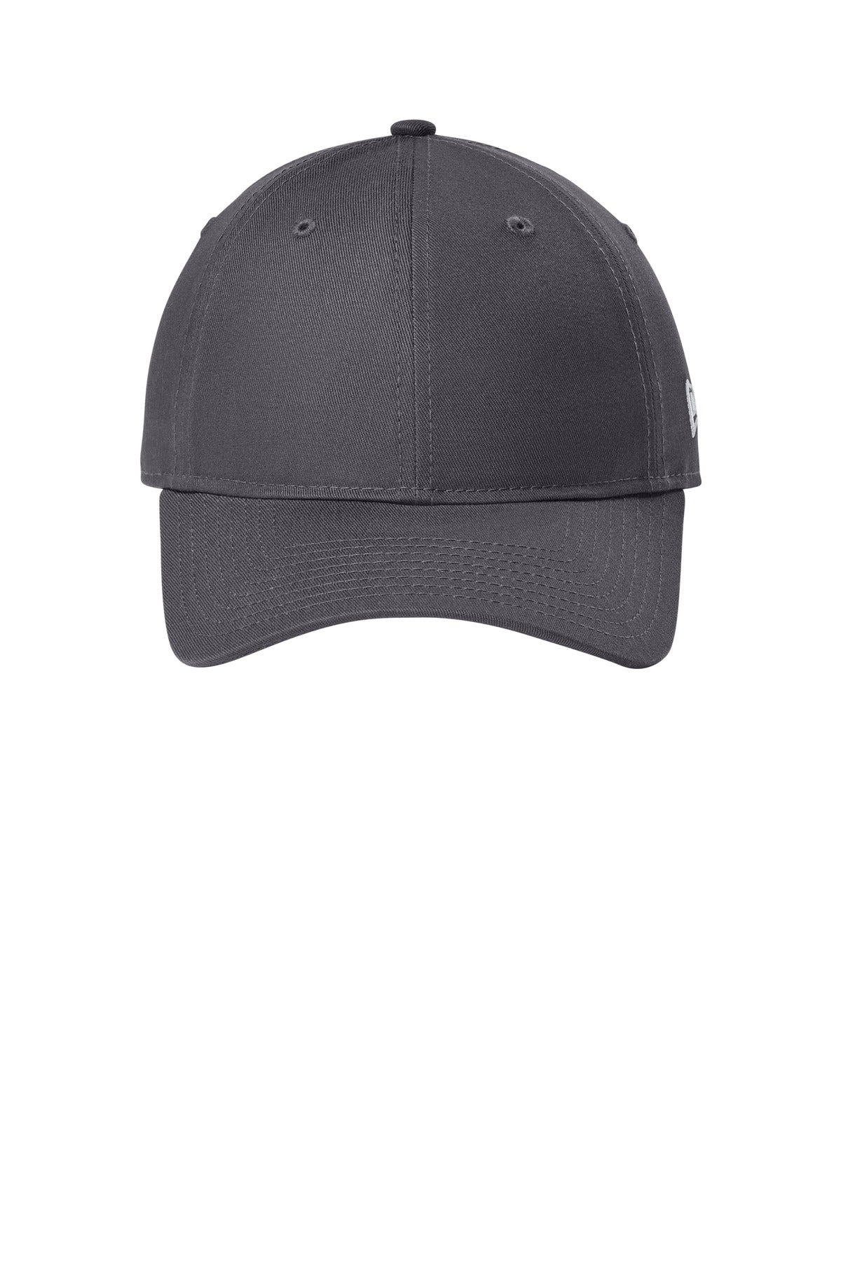 New Era Adjustable Unstructured Cap - Flag Graphite - flat front