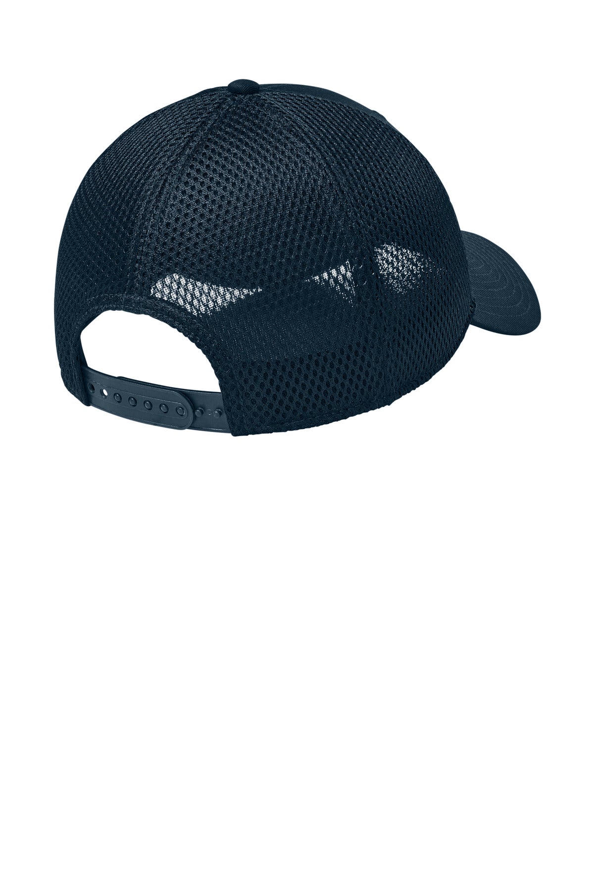 New Era Snapback Contrast Front Mesh Cap - Flag Deep Navy - flat back