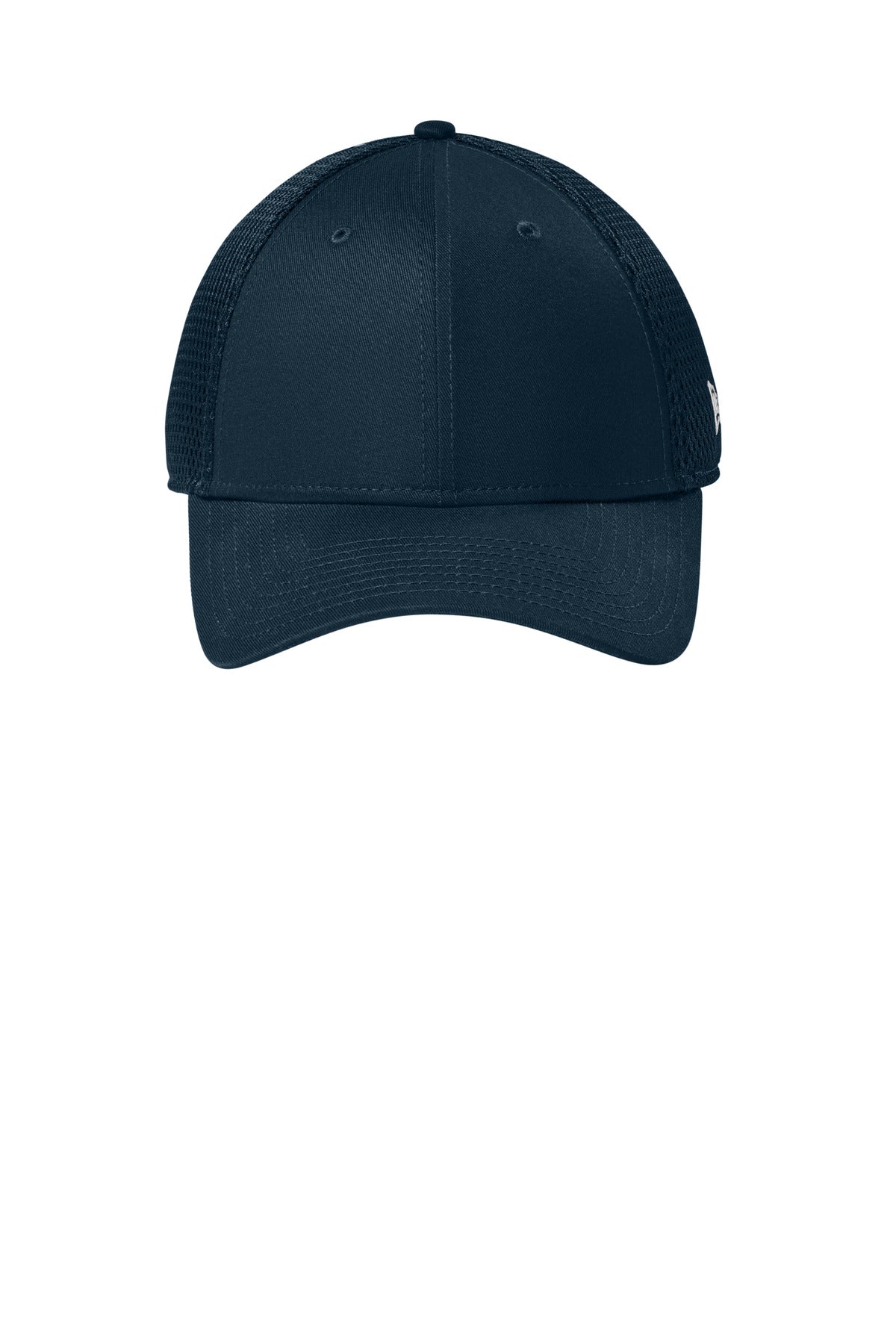 New Era Snapback Contrast Front Mesh Cap - Flag Deep Navy - flat front
