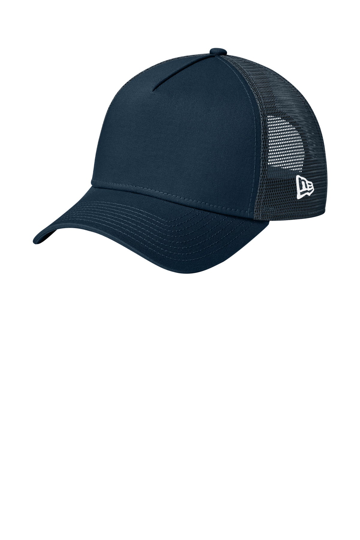 New Era Snapback Trucker Cap - Flag Deep Navy - front