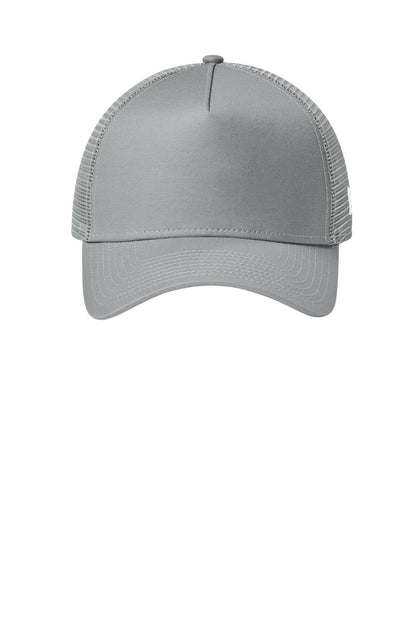 New Era Snapback Trucker Cap - Flag Grey/ Grey - flat front